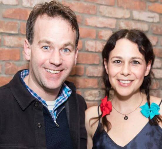Jen Stein with her spouse Mike Birbiglia.